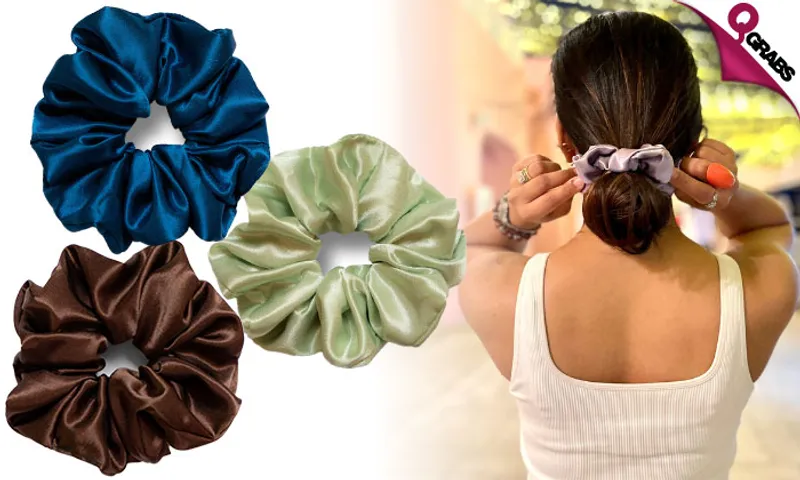Satin Hair Scrunchies!